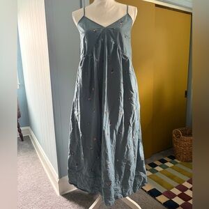 Universal Thread Blue Floral Maxi Dress